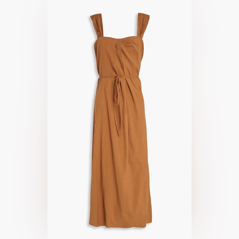 Vince Linen-Blend Dress